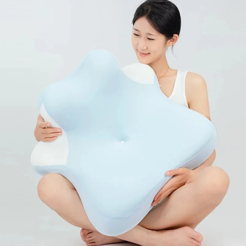 Multi Functional Wedge-shaped Pillow Mobile Phone Pillow Cervical Protection Pillow Nap Pillow Headboard Cushion Massage Peaceful Pleasures Health and Wellness