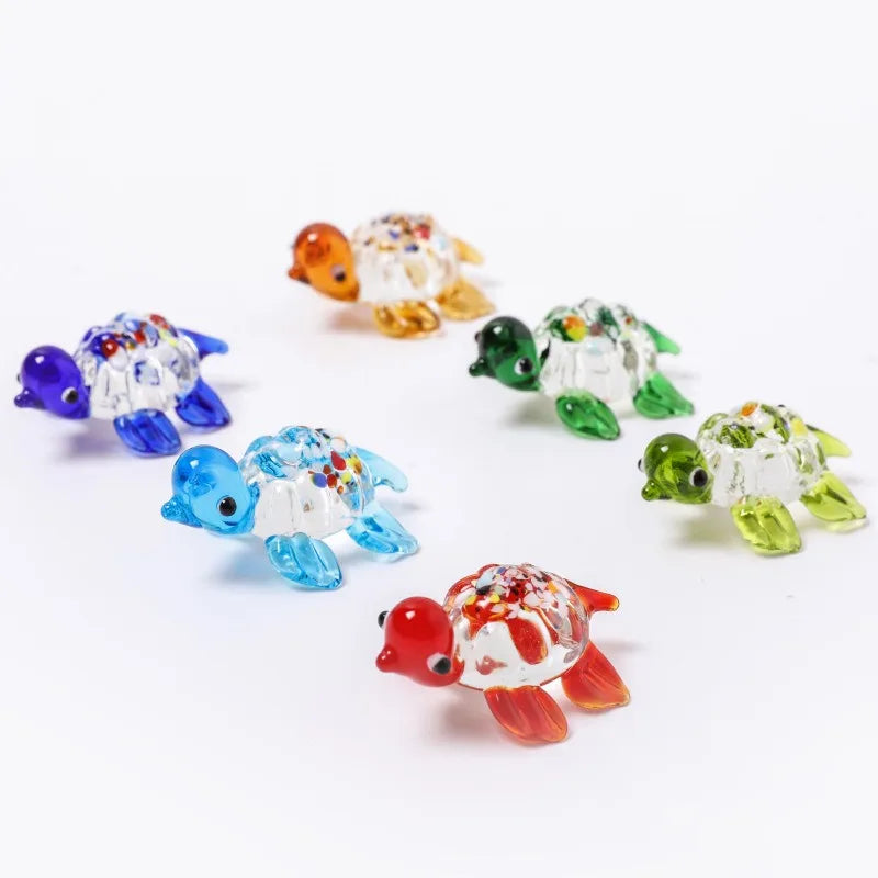 Attractive Miniature Handicraft Long Lasting Miniature Decor Adorable Decorative Wear-resistant Glass Mini Figures Home Decor Peaceful Pleasures Health and Wellness