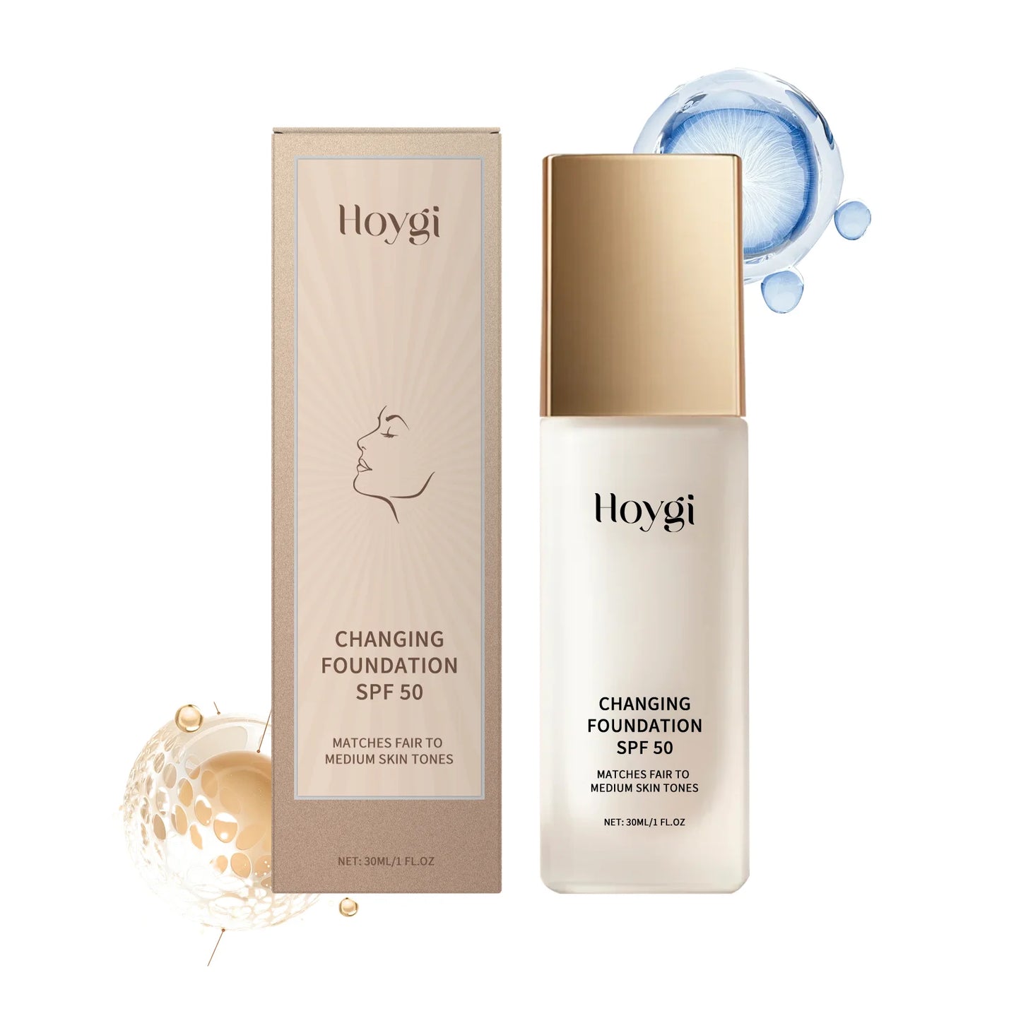 Lightweight Matte Liquid Foundation Concealer – Moisturizing