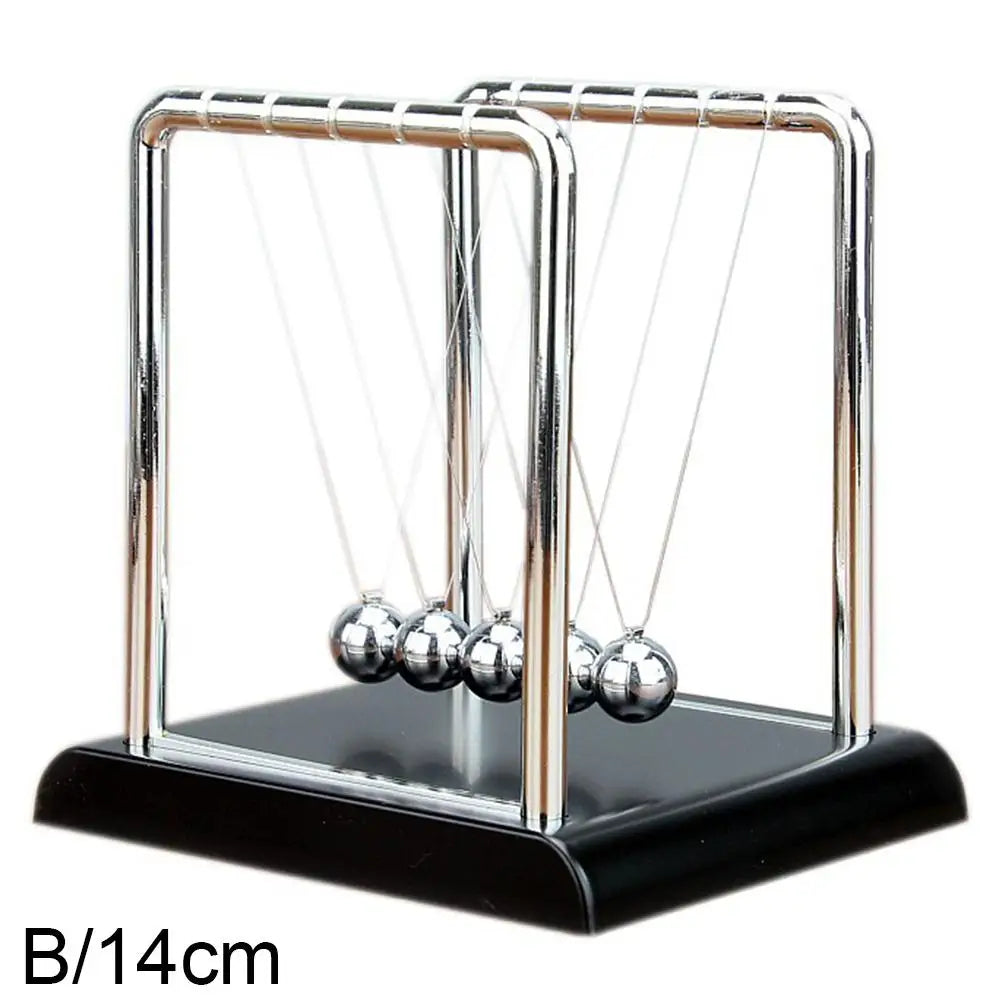 Newton's Cradle Steel Pendulum Toy – Physics Desk Decor