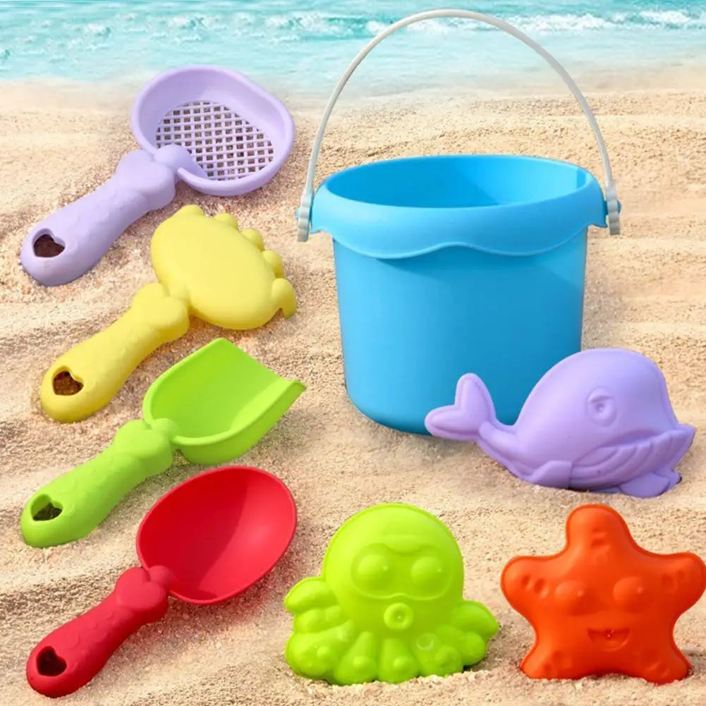 Kids Beach Sand & Water Play Set – Bucket, Shovel & Rake