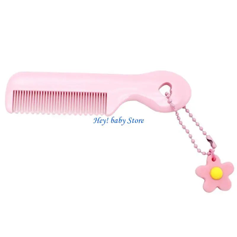 Kids Cartoon Floral Hair Comb – Anti-Static, Baby & Girls