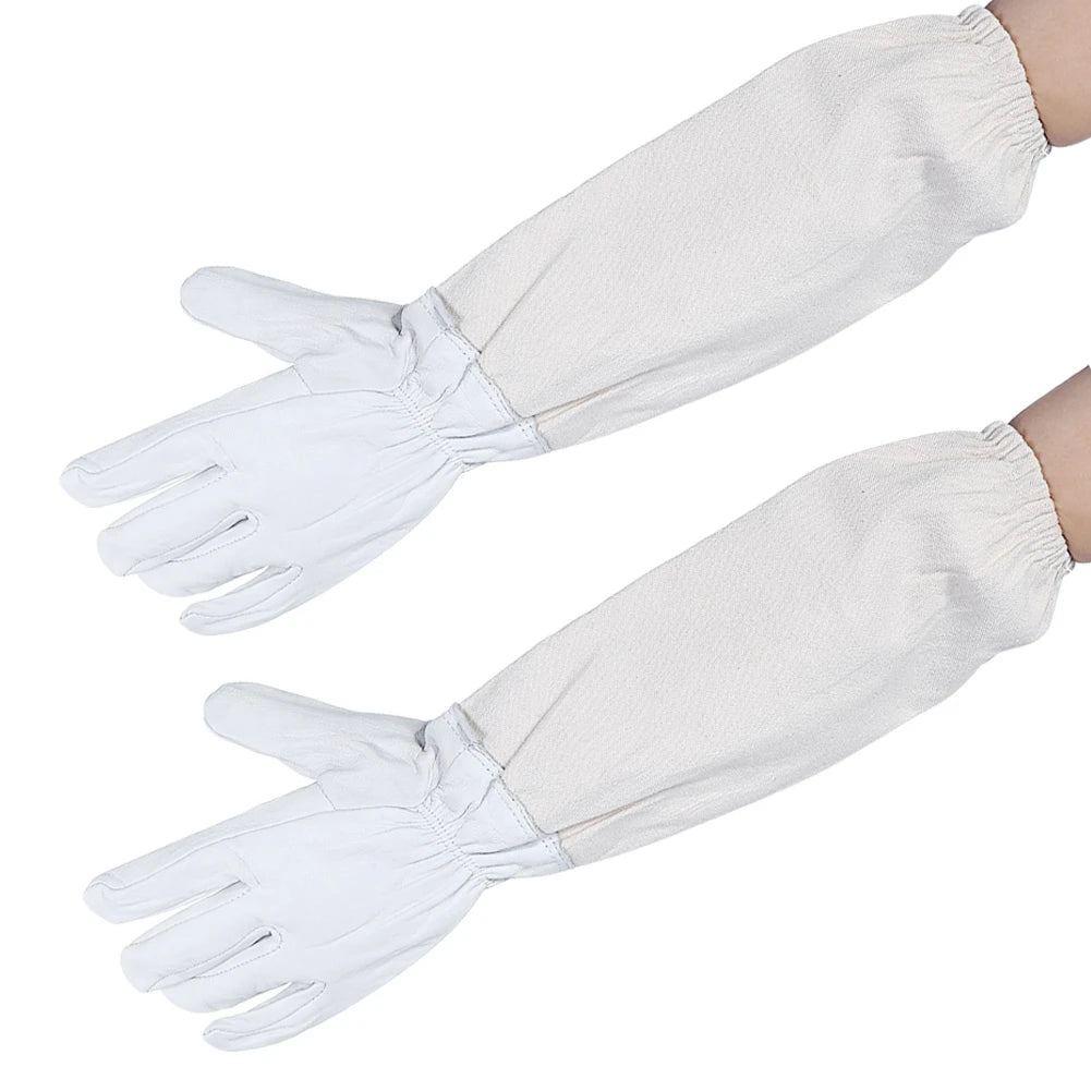 Beekeeper Sleeves Long Wear Resistant Practical Beekeeping Protective Gloves Comfortable Safe for Beekeepers Working Peaceful Pleasures Health and Wellness