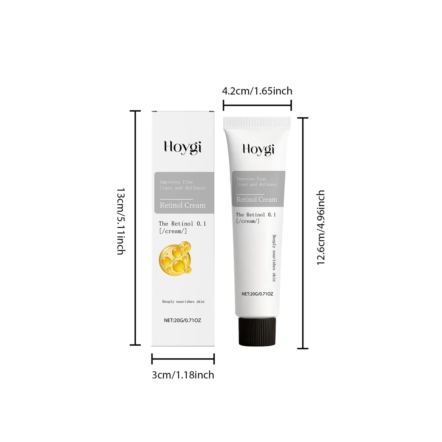 Retinol Face Cream with Vitamin E & B5 – Anti-Aging Moisturizer