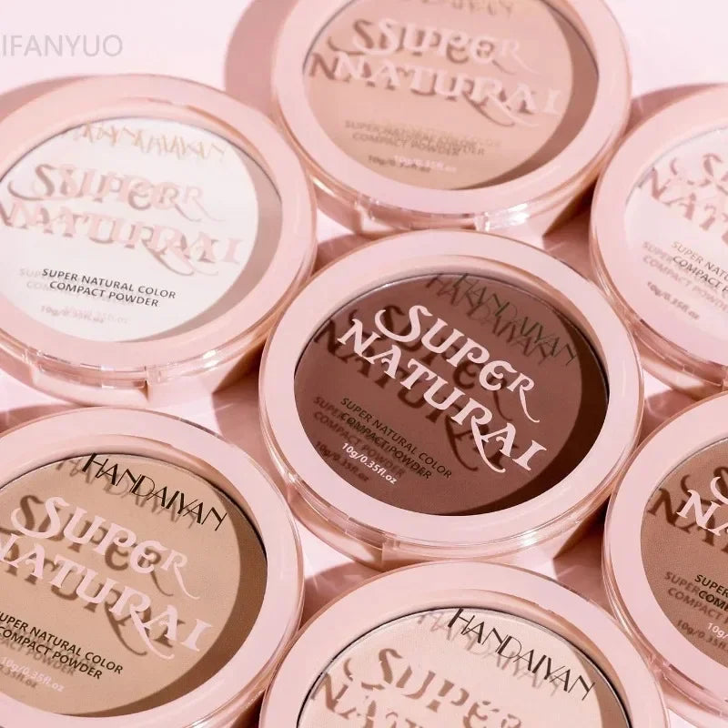 Handaiyan Matte Pressed Powder Foundation – 8 Shades, Oil Control
