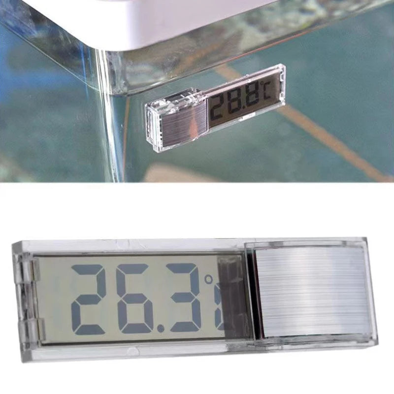 3D Digital LCD Aquarium Thermometer | Fish & Turtle Tank Temp