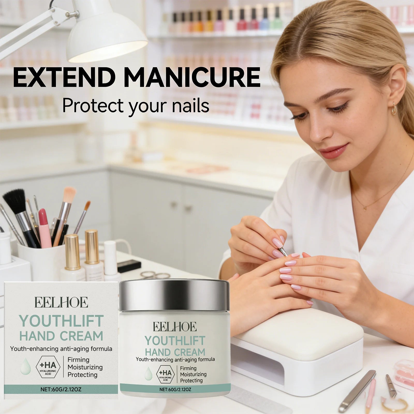 Retinol Hand Cream Nourishing Repair Soften Skin Prevent Dryness Cracking Beauty Long-Lasting Moisturizing Hand Skincare Lotion Peaceful Pleasures Health and Wellness