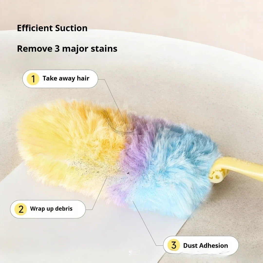 10-Pc Electrostatic Duster Set with Telescopic Handle