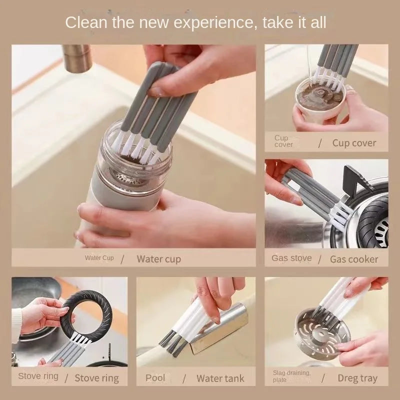 Flexible Gap Cleaning Brush for Cups, Bottles & Grooves