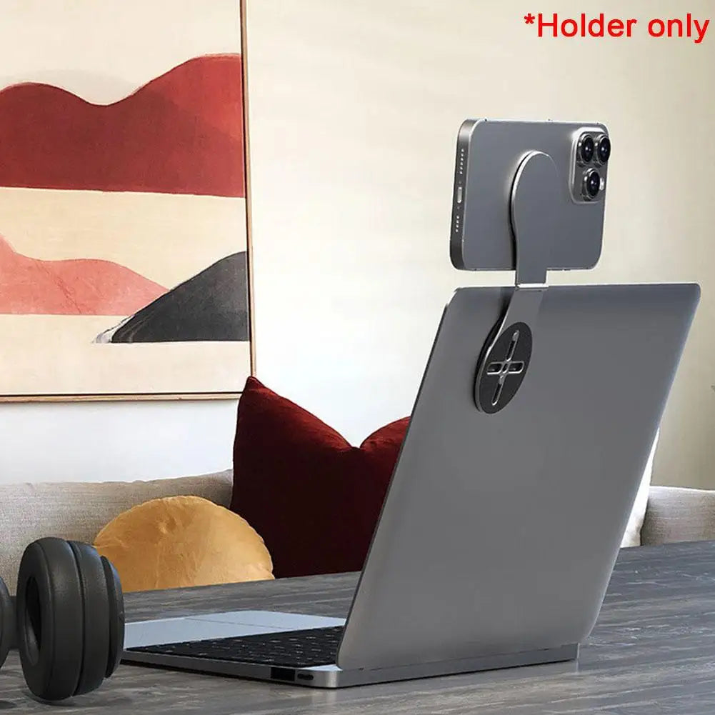 MagSafe Magnetic Folding Phone Holder – Car, Desk & Laptop