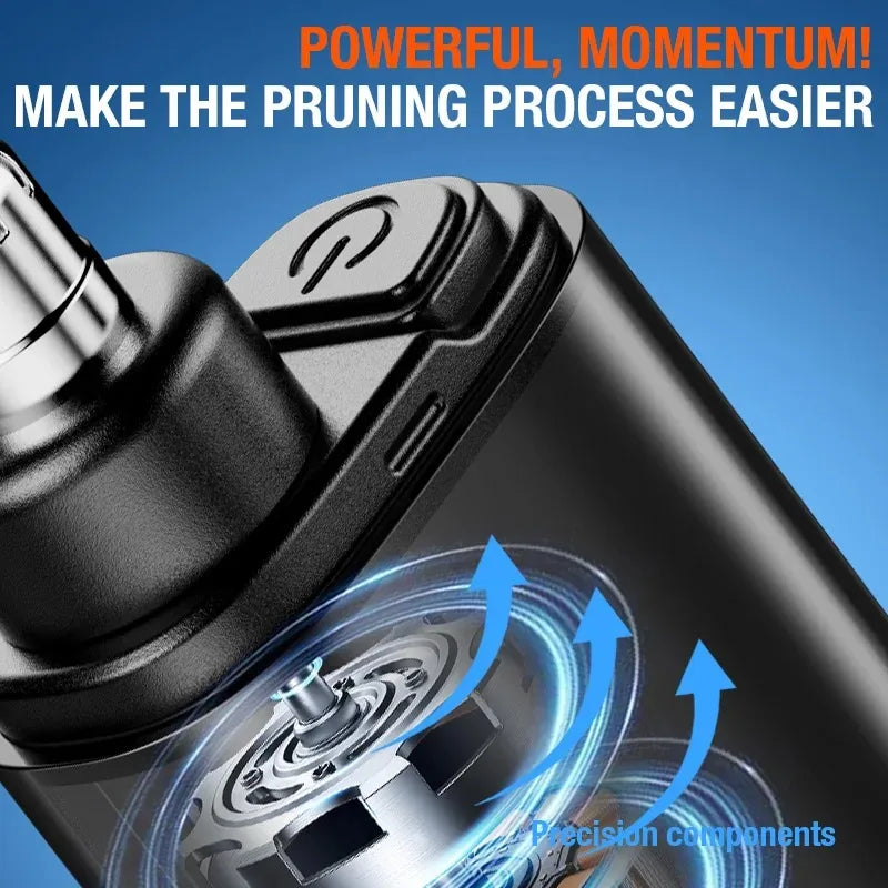 Portable Mini LED Display Nasal Hair Trimmer with Type-C Charging Versatile Compact Personal Grooming Tool Peaceful Pleasures Health and Wellness