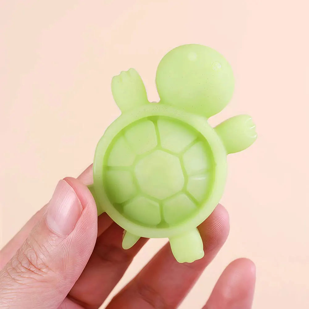 Turtles Ice Tray 3D Tortoises Sea Turtles Silicone Mold For DIY Ice Cubes Hand-Made Kitchen Baking Supplies For Kids' Activities Peaceful Pleasures Health and Wellness