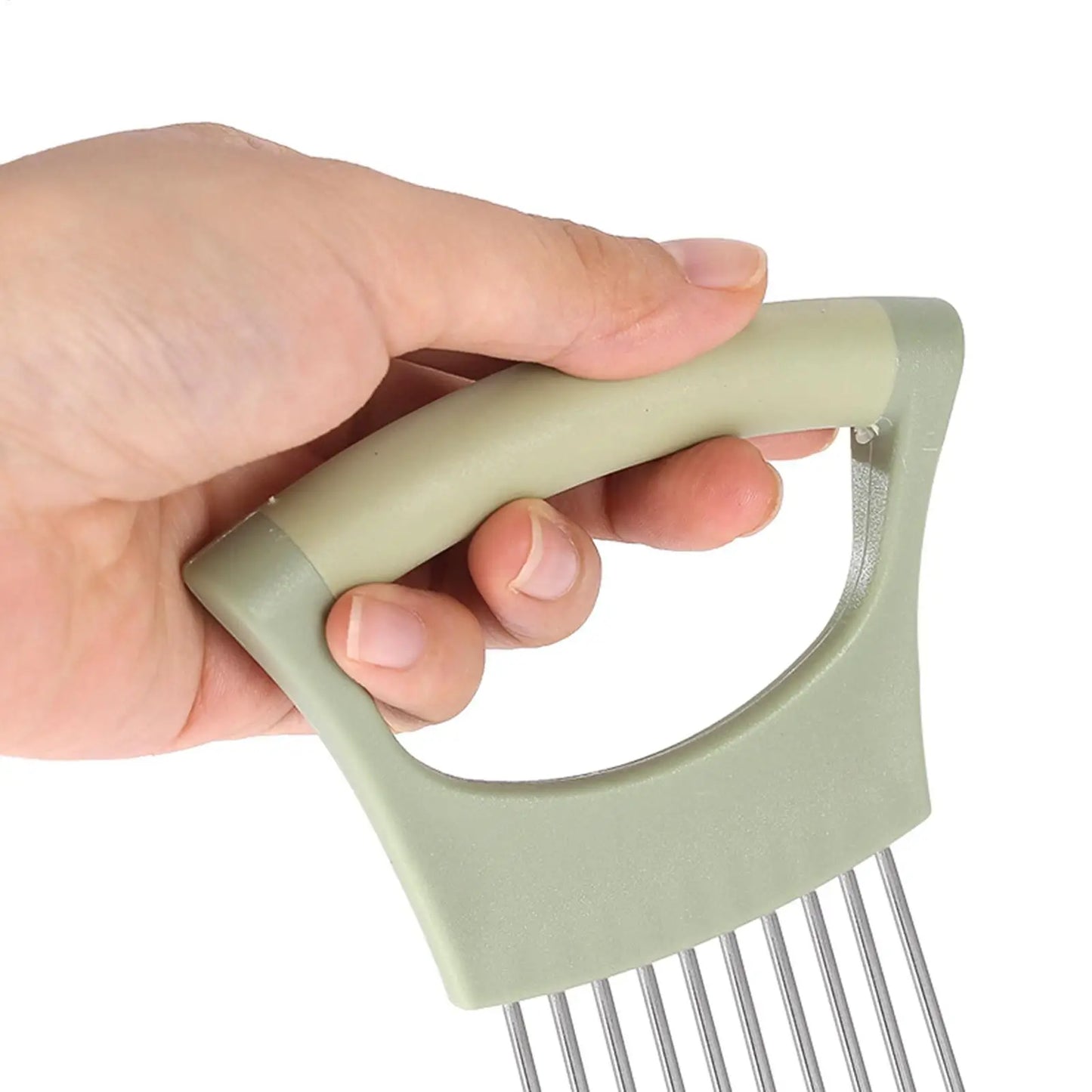 Vegetable Slicing Holder – Onion Tomato Potato Slicer Fork