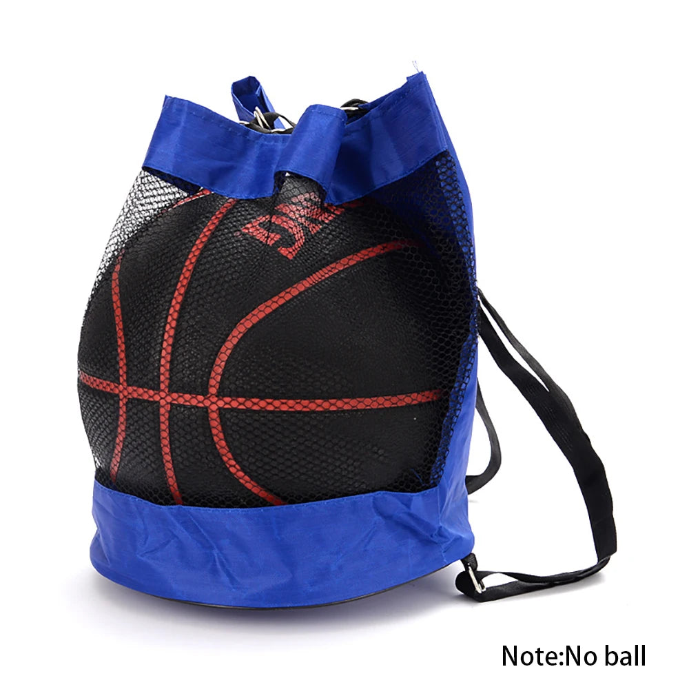 Basketball Backpack Oxford Cloth Shoulder Crossbody Bag Mesh