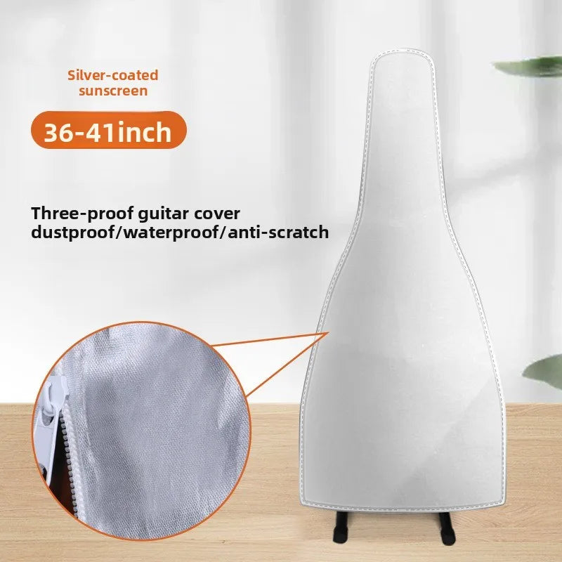 36-41 Inches Dustproof Frosted Guitarcover Transparent Waterproof