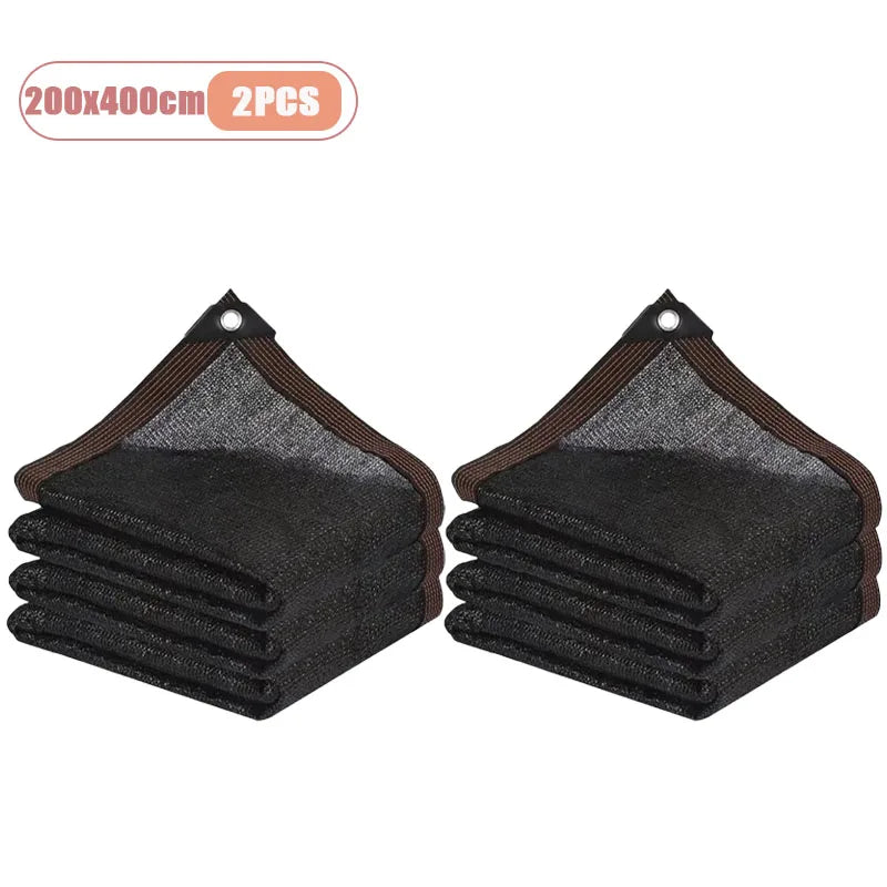 Sun Shade Net 2x2m/2x4m – HDPE UV Block Mesh for Yard & Patio