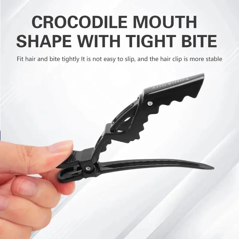 6-Pack Duckbill Hair Clips – No-Trace Salon Sectioning Clips