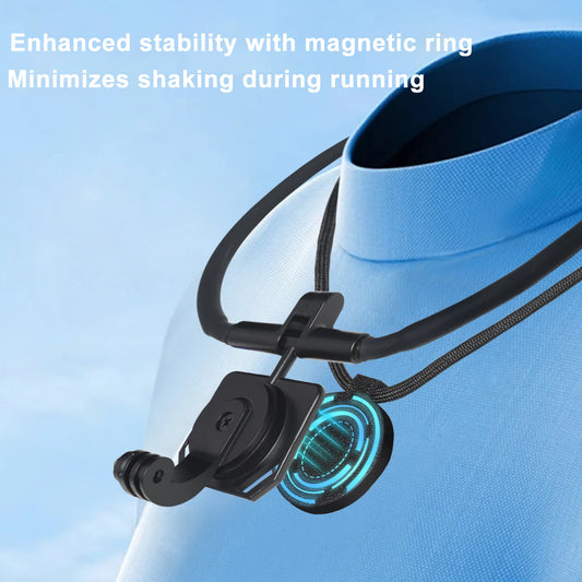 Adjustable Angles For DJI OSMO ACTION 6 Sports Camera First-Person Chest-Mounted Quick-Release Magnetic Neck Strap Mount Peaceful Pleasures Health and Wellness Default Title