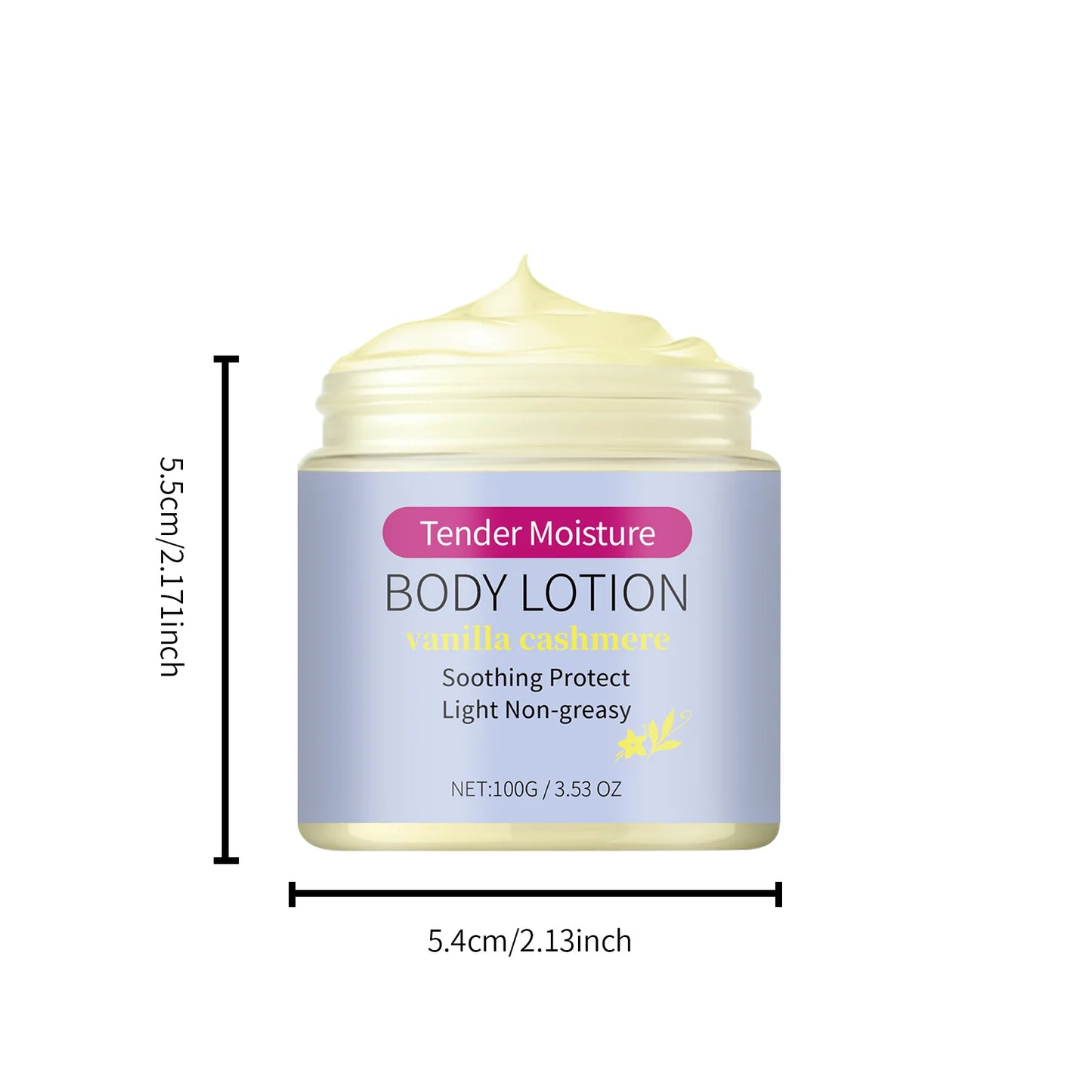Vanilla Cashmere Body Lotion – 24H Hydration, Dry Skin