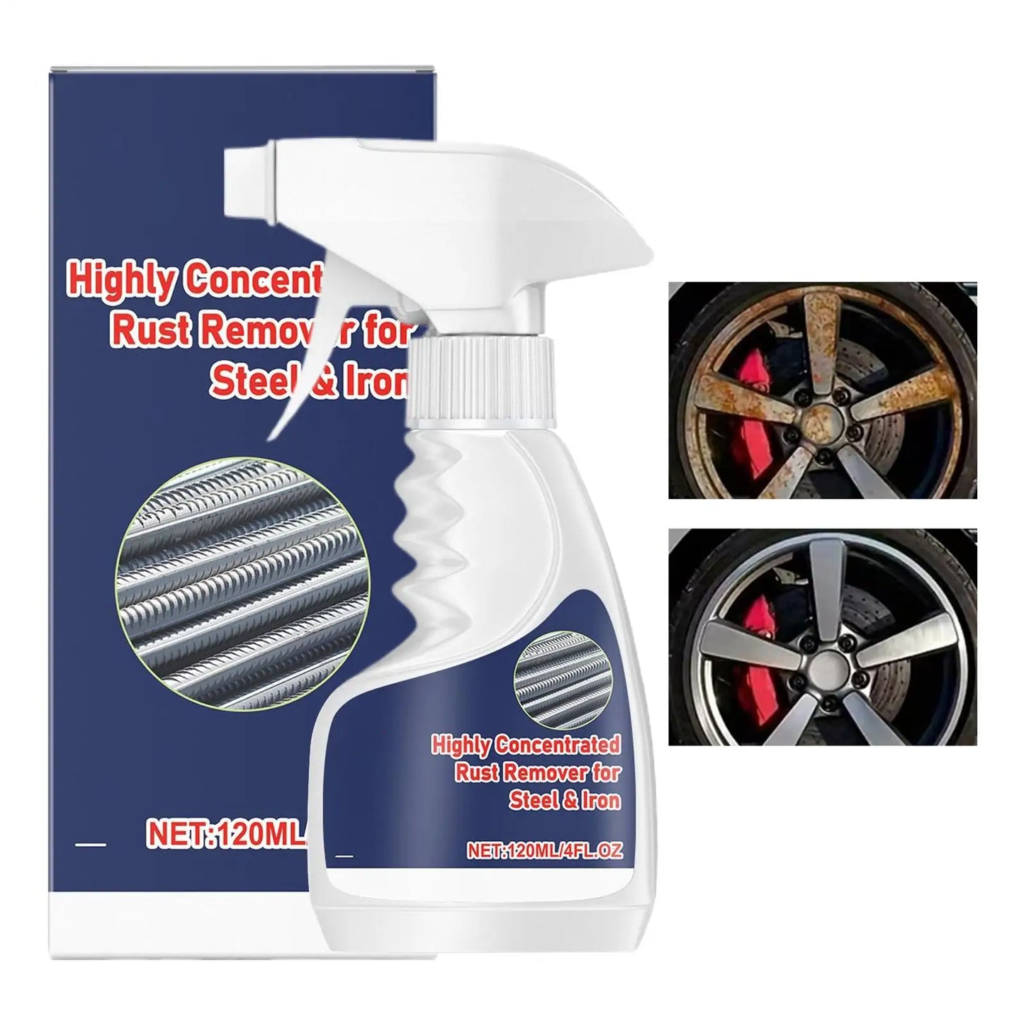 120ml Metal Rust Remover & Inhibitor Spray | Multi-Purpose