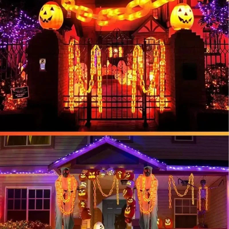 Halloween Ghost Lawn Light Chain | Garden Landscape Lamp Set