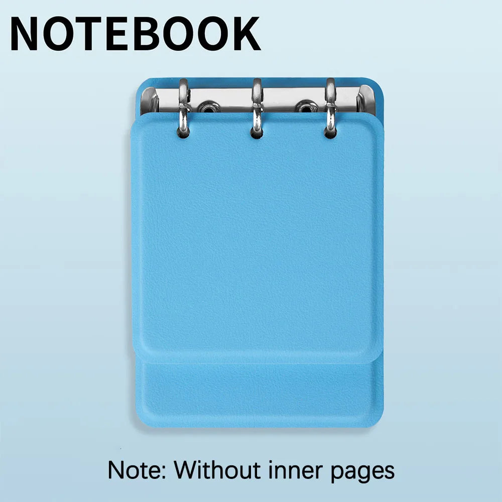Mini Loose Leaf Pocket Notebook Palm Hand Account Book Portable