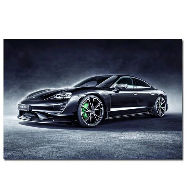Supercar Canvas Wall Art | Sport Car Poster for Living Room Canvas Wall Art Peaceful Pleasures Health and Wellness 13 50x70cm Unframed