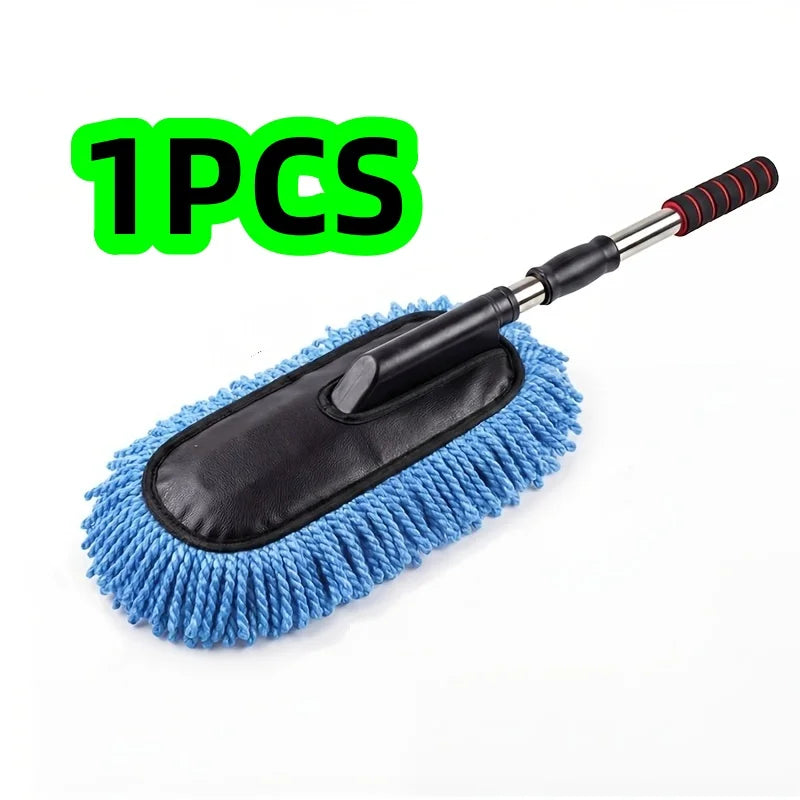 Telescopic Car Wash Brush | Extendable Handle & Soft Bristles