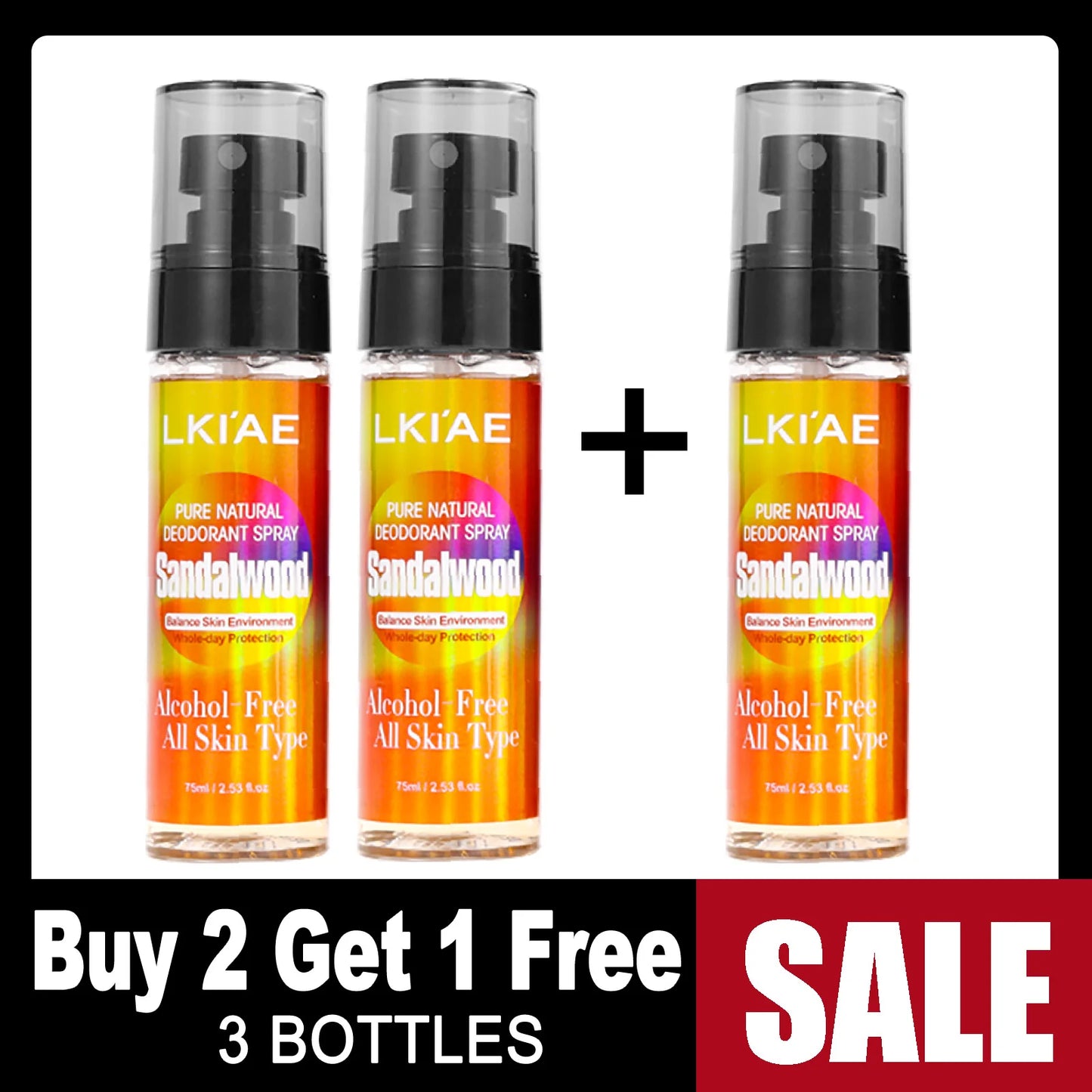 Natural Deodorant Body Spray | 12H Alcohol-Free Antiperspirant Mist