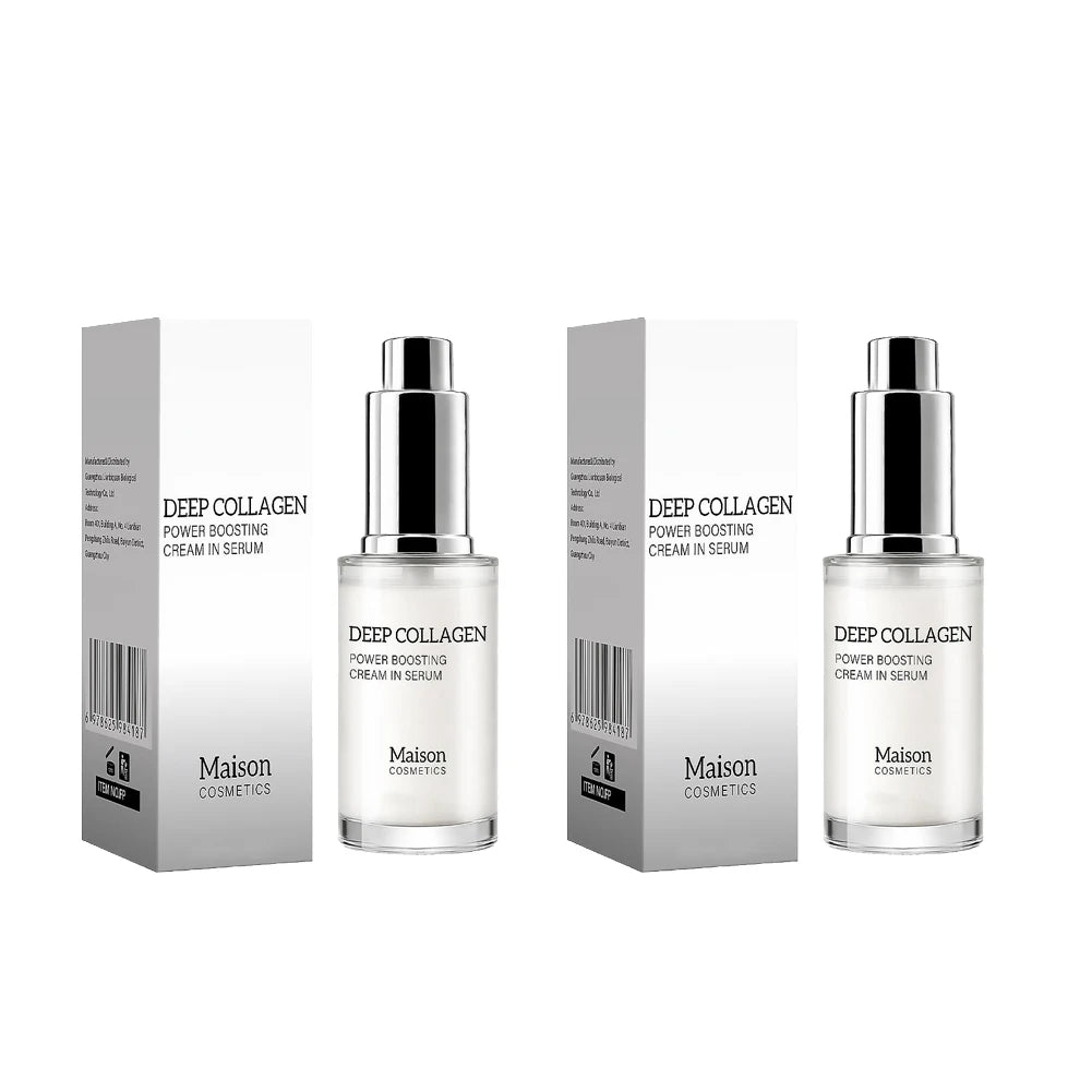 Collagen Essence Serum High Concentration Deep Nourish Moisturizing Repair Skin Elasticity Glow Intensive Hydrate Peaceful Pleasures Health and Wellness 2PCS