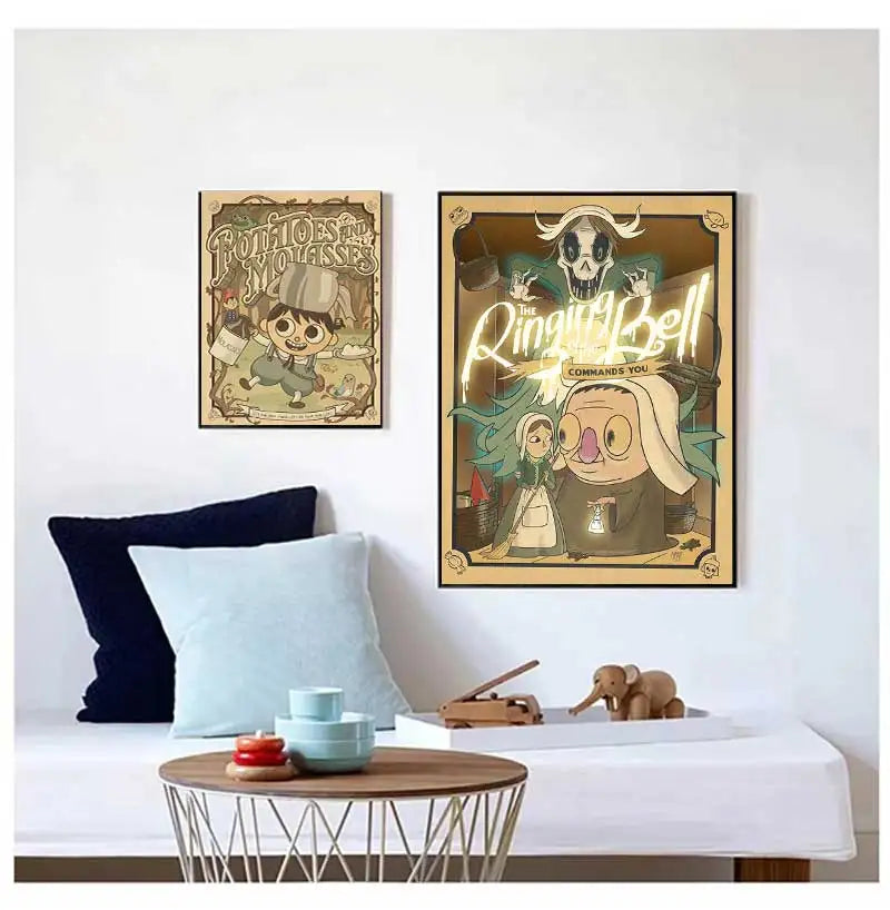 Over The Garden Wall Canvas Wall Art Print | Anime Home Decor Canvas Wall Art Peaceful Pleasures Health and Wellness