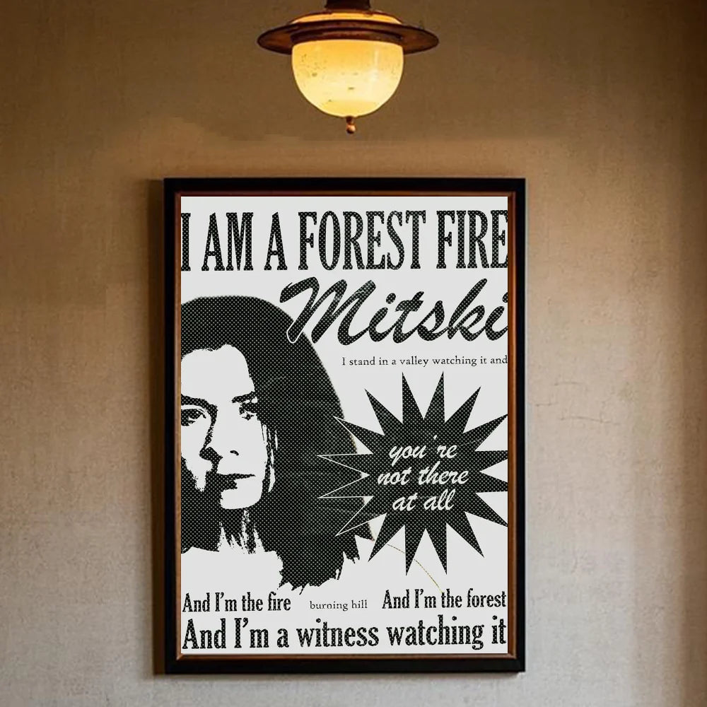 Mitski First Love Late Spring Poster – Waterproof Wall Art Music Wall Poster Peaceful Pleasures Health and Wellness z6 30X40cmNoframe