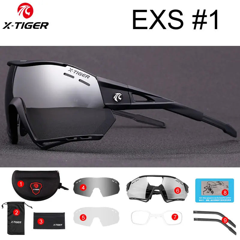X-TIGER Polarized UV400 Cycling Sunglasses – Road & MTB