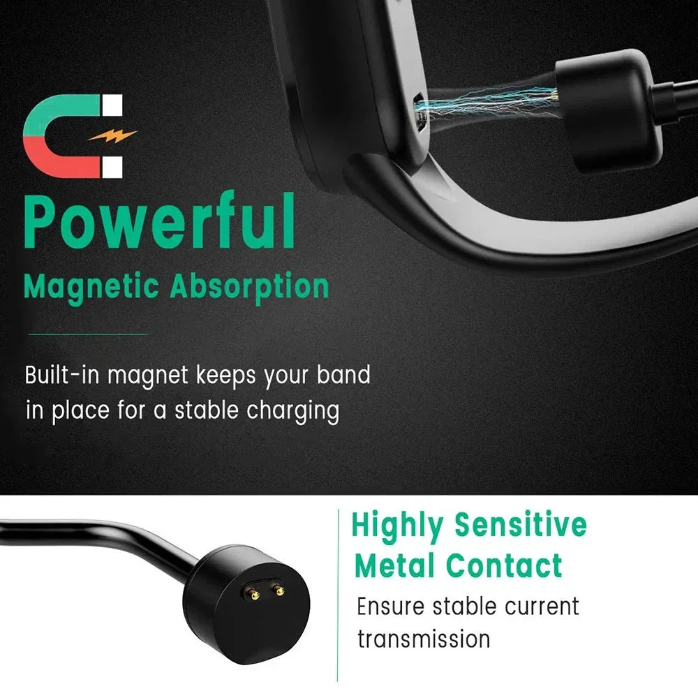 Magnetic USB Charger for Xiaomi Mi Band 9 8 7 6 & Redmi Watch Peaceful Pleasures Health and Wellness