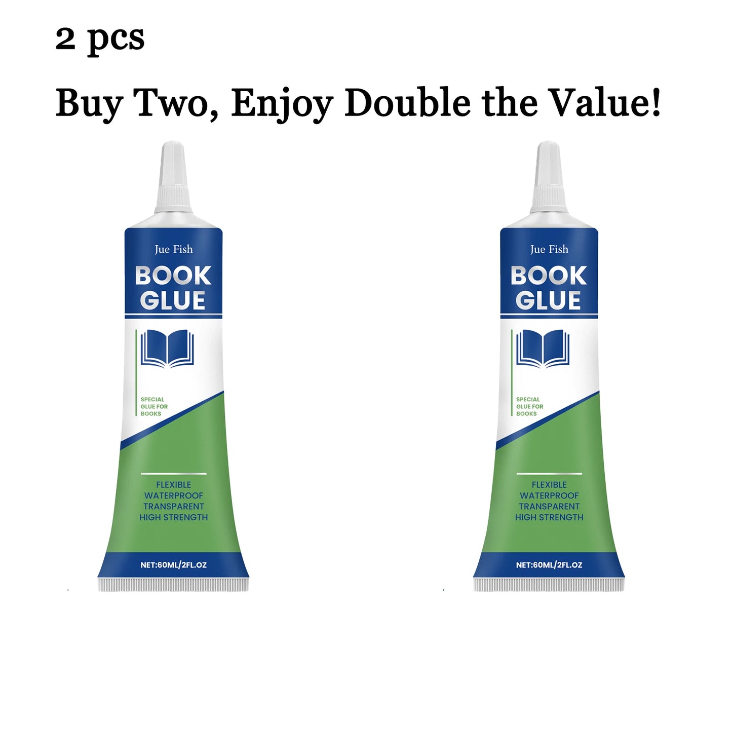 60ml Book Repair Glue | Quick Dry, Waterproof, Strong Adhesion