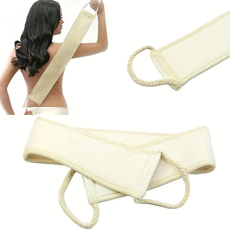 Exfoliating Loofah Body Scrubber with Strap | Shower & Spa