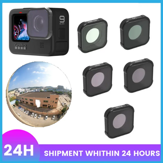 UV CPL ND8 ND16 ND32 Filter Kit for GoPro Hero 9 10 11 12 Camera Lens Filter Kit Oasis Select