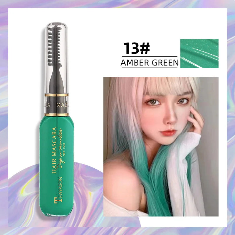 Temporary Hair Color Mascara Wand | 13 Colors, Washable