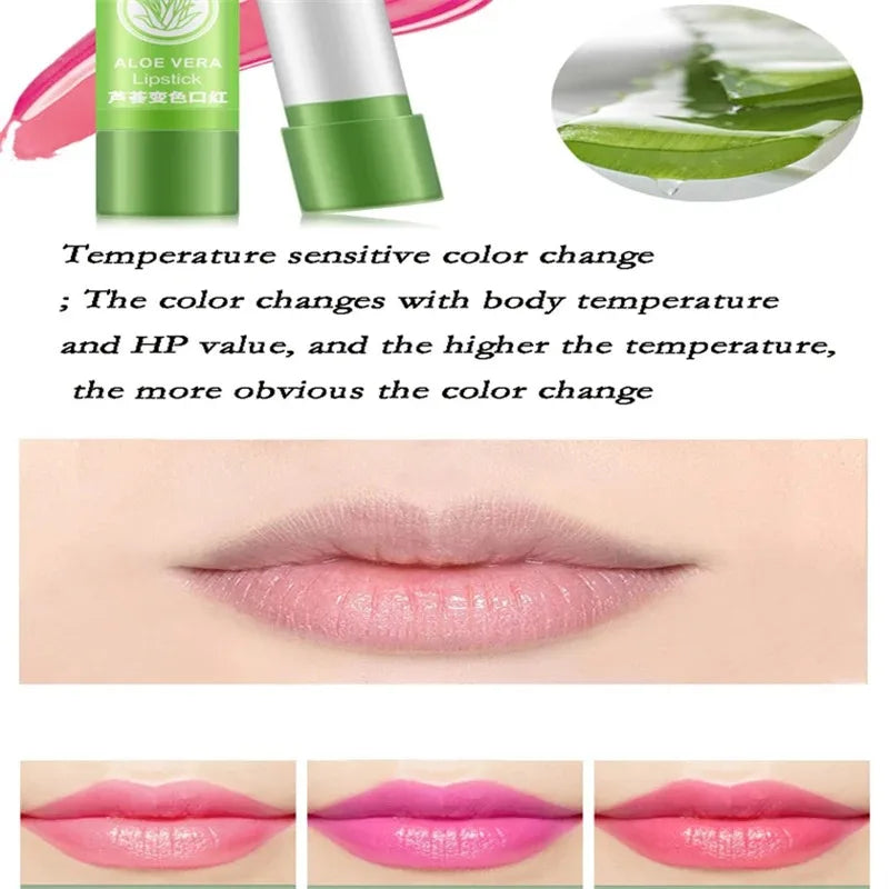 Aloe Color-Changing Moisturizing Lipstick – Lip Care Peaceful Pleasures Health and Wellness