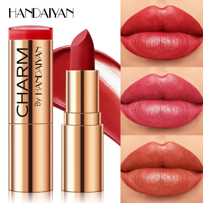 Long-Lasting Hydrating Waterproof Lipstick | Full Coverage