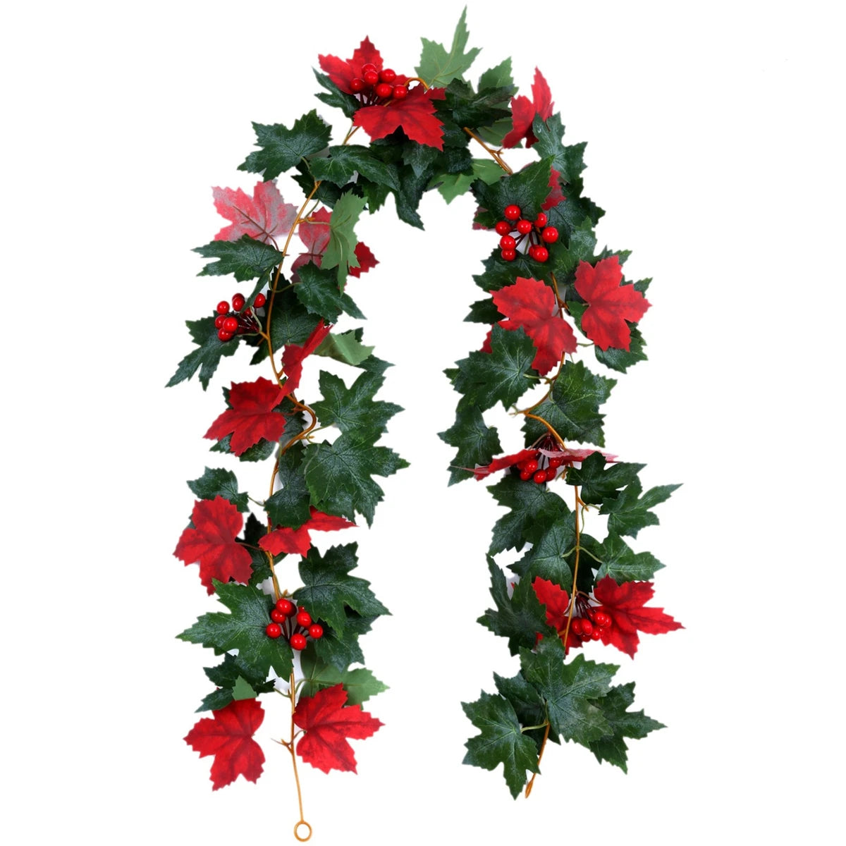 Artificial Maples Leaves Fall Leaf Vine Garland Hanging Vines Home