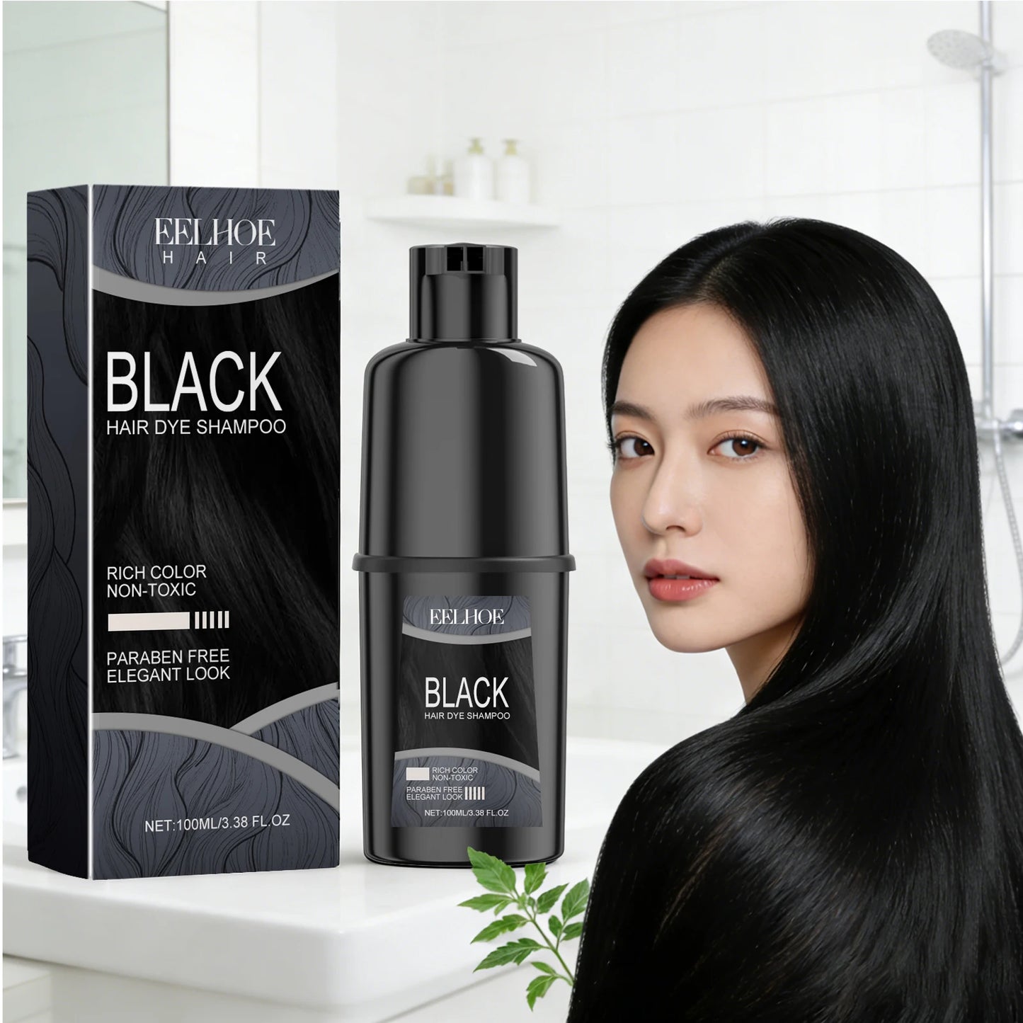 Hair Dye Shampoo Quick Hairdressing Maintain Lasting Color Effect Softening Hair Improve Gloss Herbal Essence Hair Color Shampoo Peaceful Pleasures Health and Wellness
