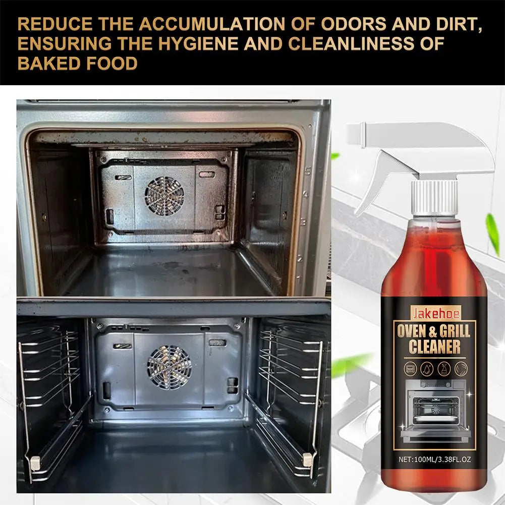 Ovens Cleaning Foam Spray Strong Kitchen Remove Grill Stove Oil Stains All Purpose Cleaner for Kitchen Appliances Household Care Peaceful Pleasures Health and Wellness