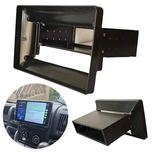 1 Din 9/10 Inch Car Stereo Radio Fascia Frame Adapter Panel Car Stereo Frame Adapter Peaceful Pleasures Health and Wellness