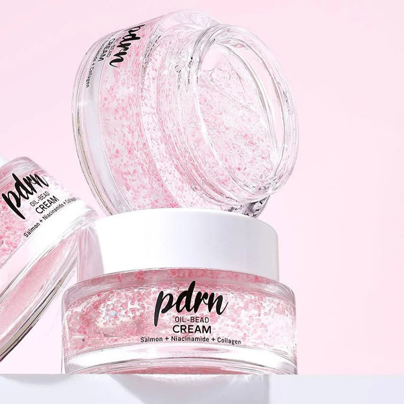 Pdrn Salmon Oil Bead Face Cream Collagen Niacinamide Hydrating Moisturizer Even Skin Tone Repair Dry Skin Facial Skin Care Cream Peaceful Pleasures Health and Wellness