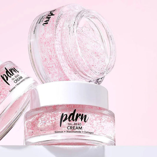 Pdrn Salmon Oil Bead Face Cream Collagen Niacinamide Hydrating Moisturizer Even Skin Tone Repair Dry Skin Facial Skin Care Cream Peaceful Pleasures Health and Wellness