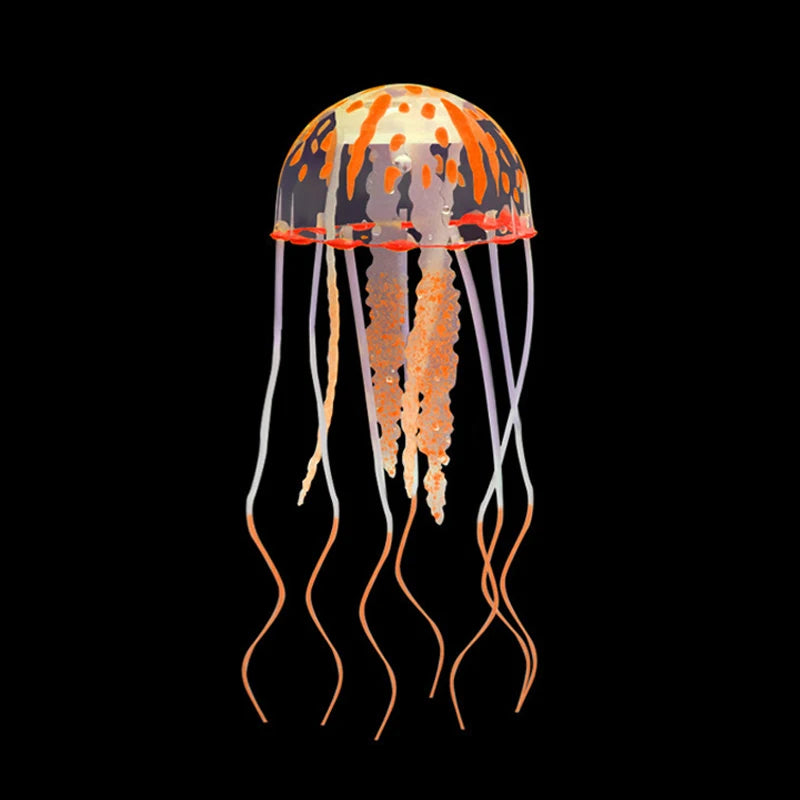 Luminous Jellyfish Aquarium Ornament | Glowing Fish Tank Decor