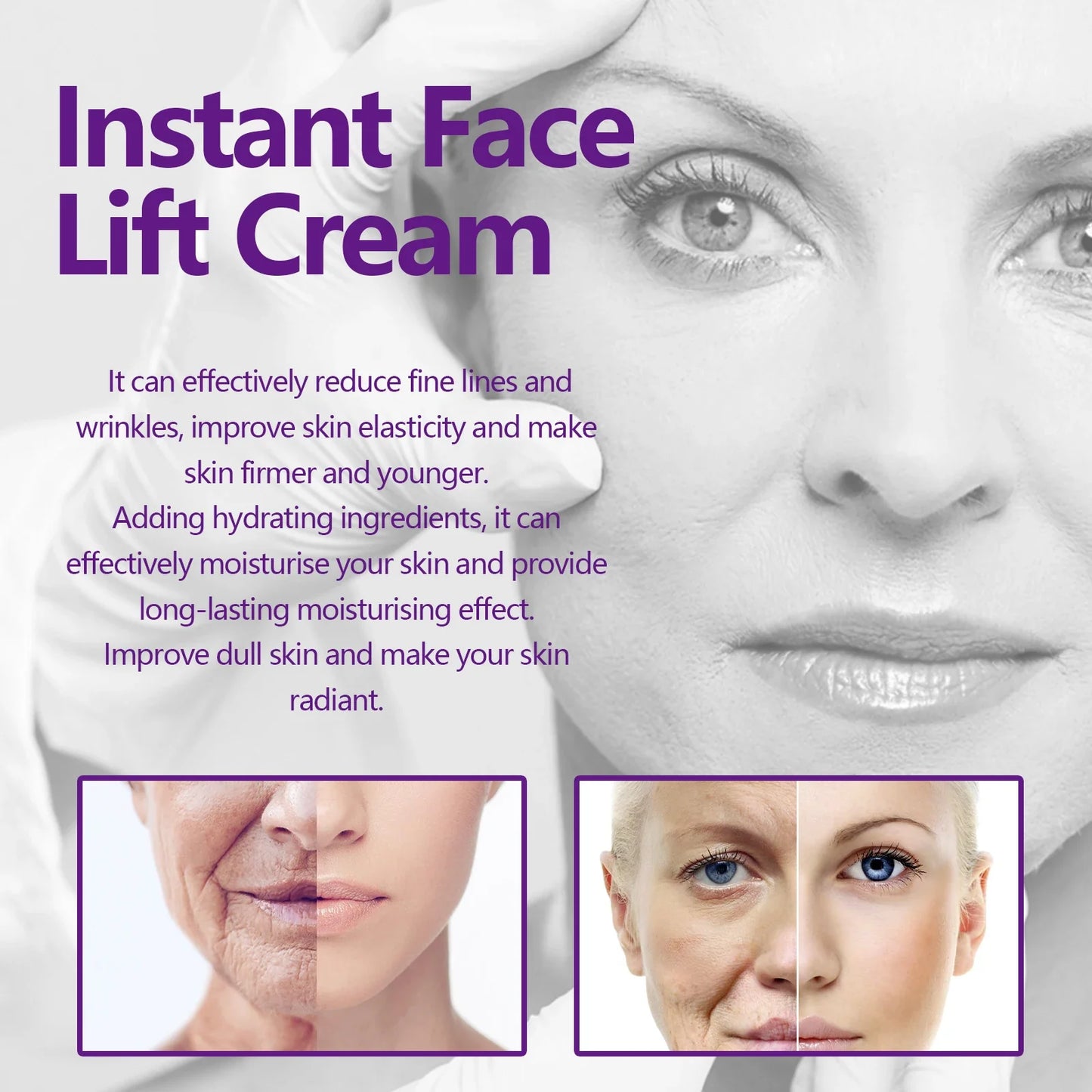 Hoygi Instant Face Lift Cream – Firm, Anti-Wrinkle 30ml