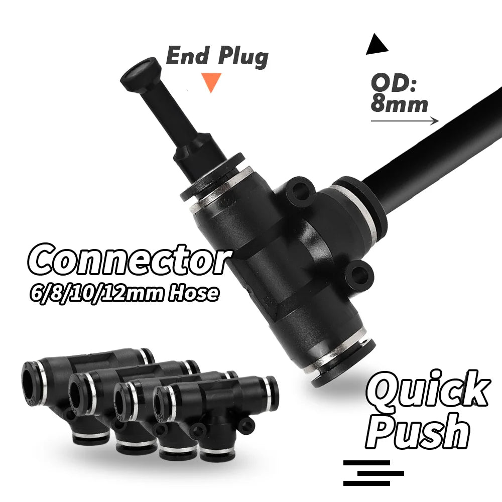 20/30/50cm 360° Bend Brass Misting Nozzles 6/8/10/12mm Quick Connect Garden Irrigation Auto Watering Adjustable Atomizer Sprayer Peaceful Pleasures Health and Wellness