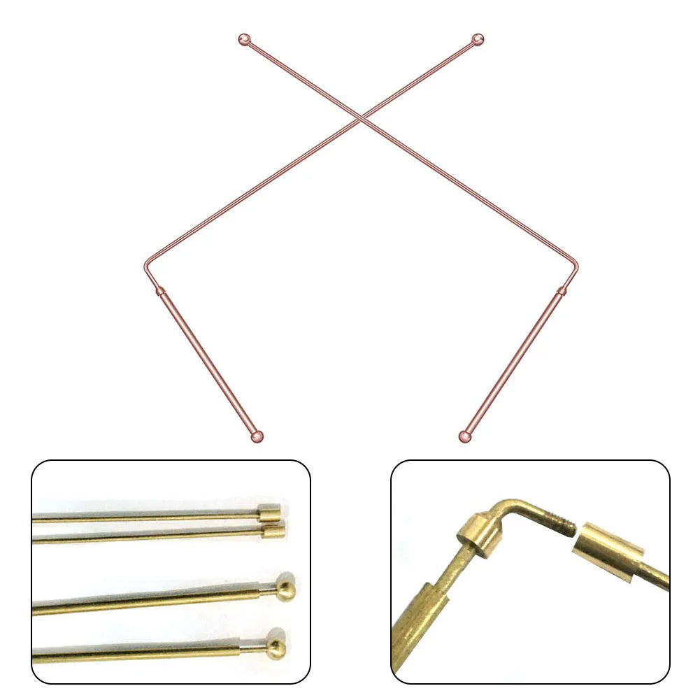 Copper Dowsing Rods Probe Rod 99 9 Water Detection Treasure Buried
